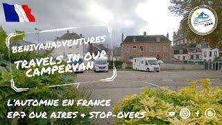 Autumn In France Ep:7 Our Aires & Stop Overs-Calais.le Crotoy. La Bouille.Pont de L'arche.