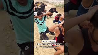 #shorts Shin Pain Best Exercise #indianarmy #armylover #ravifauji