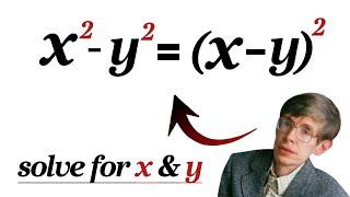 Nice Math Olympiad Algebra Question || How to solve this?