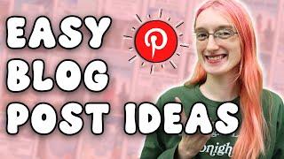 Want ENDLESS Blog Post Ideas? Use Pinterest to Get Them! // Pinterest for Bloggers