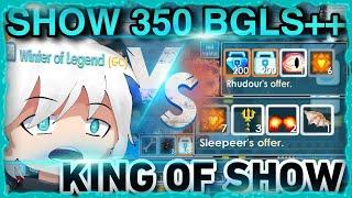 350BGLS ++ Show VS Secret Sultan ( I GOT TITLE KING OF SHOW) | Growtopia Indonesia