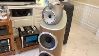 បកកែសកំពូលធុងបាស់ Bowers & Wilkins 801 D4 ពណ៌ Walnut