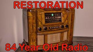 1939 Antique Radio Restoration! Westinghouse 785 Receiver.