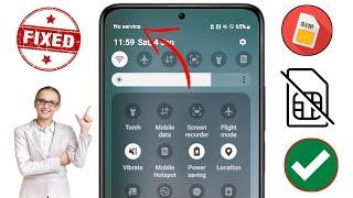 How To Fix No Service SIM Card Problem On Your Phone (2025) || Fix Emergency Call Only