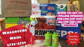 WALGREENS HAUL 5/25-5/31| NEWBIE FRIENDLY DEALS | LOW OOP COST