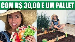 COMO FAZER HORTA EM CASA