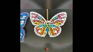 DIY Diamond Painting Keychains - Butterfly