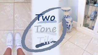 DIY - Living Room Tile - Elegant Style Stencil
