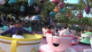 2011 Disneyland Mad Hatter's Tea Party Entrace to Exit POV, Nov 13 HD (1080p)