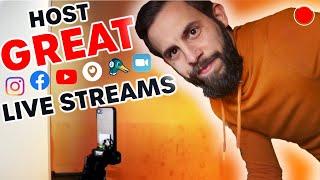 Host Live Streams on social media like a pro (tips)