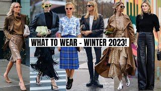 10 Winter Fashion Trends to Wear NOW!