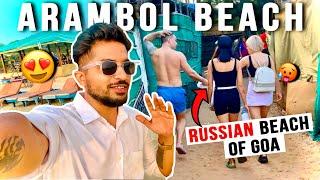 Arambol Beach North Goa | Russian Beach | Goa Vlog️