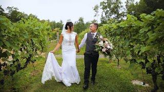 Winery Wedding at Zorvino Vineyard | New Hampshire Wedding | Courtney Kent Productions