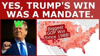 FACT CHECK: YES, Trump's WIN Was a MANDATE.