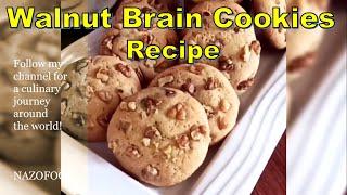 Nourish Your Mind with Walnut Brain Cookies | رسپی کوکی مغزدار گردویی #NAZIFOOD360