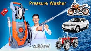 Best Pressure Washer for Car Bike tractor  AGARO Pressure Washer review & testing