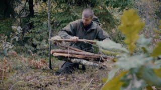 Efficient Firewood Transport #bushcraft #bushcraftskills #survival #camping  #outdoortips