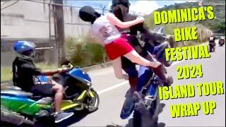 DOMINICA BIKE FESTIVAL ISLAND TOUR 2024  Mystelics Vlogs