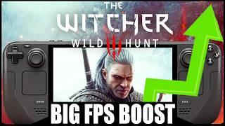 How To BOOST FPS In The Witcher 3 On Steam Deck - EASY INSTALL GUIDE