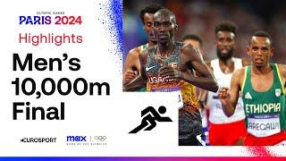 OLYMPIC RECORD!!  | Men's 10,000m Final Highlights | #Paris2024 #Olympics