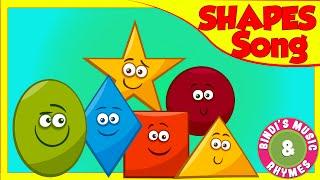 Shapes Song | Sing Along Shapes Rhymes | Learn Shapes with Bindi's Music & Rhymes