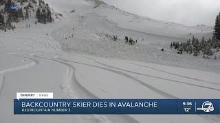 Skier killed in an avalanche on Red Mountain Pass Tuesday: CAIC