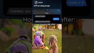 Genie didn't hesitate  #shorts #fortnite #gaming
