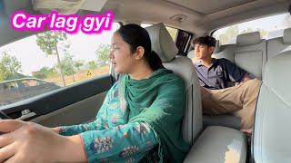 Car lag gyi mujhsy pehli bar | naya safar | Sitara yaseen vlog