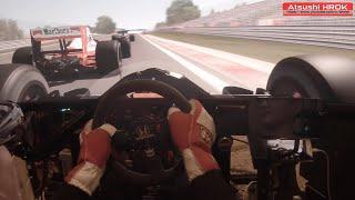 重ステ20N･m 80% McLaren MP4/6 イモラ 初日練習[Heavy Steering 20N･m 80% McLaren MP4/6 Imola First Day Practice]