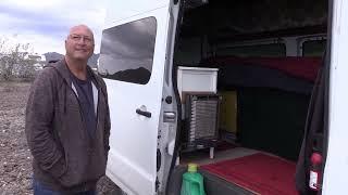 Van Tour of a Nomad Living in a Nissan Van