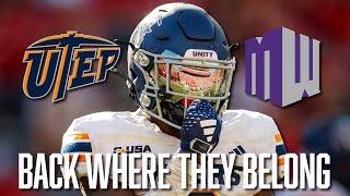 The UTEP Miners Are Back Where They Belong | Jon Teicher | Conference Realignment