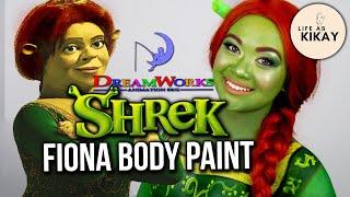 Fiona from Shrek Makeup and Body Paint (Halloween Makeup 2020)