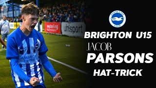 Brighton U15 Jacob Parsons Hat-trick || Uncover The Skills || Football Accent