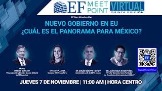 Nuevo Gobierno en EU: ¿Cuál es el PANORAMA para México? | EF MeetPoint Virtual