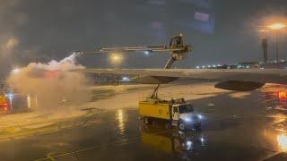 How Airplanes Are Deiced in Winter