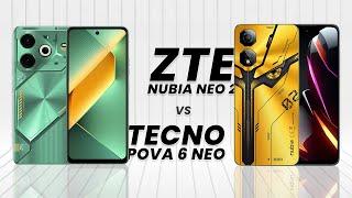 Top Gaming Phones Under $200: Tecno Pova 6 Neo vs ZTE Nubia Neo 2