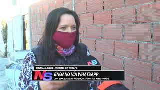 Karina Lagos fue víctima de una estafa a través de WhatsApp