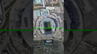 Etihad Stadium over the years  #stadium #manchestercity #football