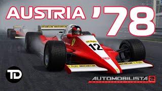 When Gilles Villeneuve Got His 1st Podium with Ferrari | Recreating the F1 1978 Austrian Grand Prix