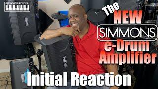 Simmons e-Drum Amplifier Initial Reaction and Review. The Best Drum Amplifier!