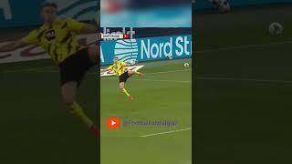 Erling Haaland's amazing volley goal vs Schalke 04        #dortmund #schalke #bundesliga #haaland