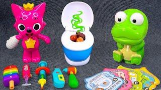 14 Minutes Satisfying with Unboxing Pinkfong & Crong Eating and Potty Training  Popping Toy ASMR