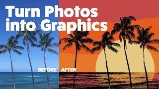 [Photoshop Tutorial] Turn Photos into Graphics