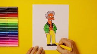 How to draw Apu from The Simpsons