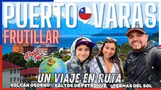  PUERTO VARASFRUTILLAR , CHILE | QUE VISITAR  EN LA REGIÓN DE LOS LAGOS, PETROHUÉ, VOLCÁN, TERMAS!