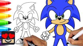 How To Draw Sonic the Hedgehog