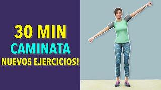 30 Minutos de Ejercicios de Caminata en Casa Para Pérdida de Peso (Nuevos Ejercicios)