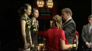 Final - WD - Wang X./Yu Y. vs  Tian Q./Zhao Y. - Yonex BWF World Champs '11