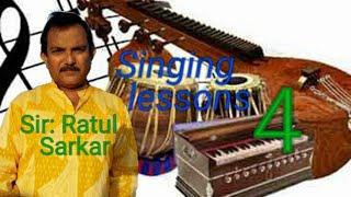 Singing lesson 4 // Ratul Sarkar // Sur 'o' Bani Sangeetalaya