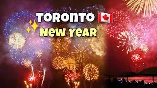 2025 Toronto New Year’s Eve FIREWORKS Celebration Countdown January 1, 2025